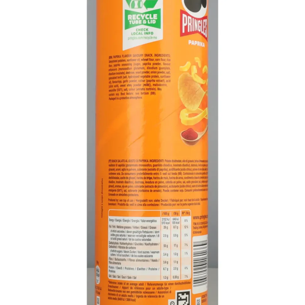 10x Pringles Chips Paprika 165 gr