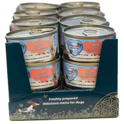 24x Renske Vers Gestoomd Complete Menu Hondenvoer Nat Zalm Graanvrij 95 gr