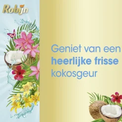 6x Robijn Klein & Krachtig Wasmiddel Kokos Sensation 19 Wasbeurten 665 ml