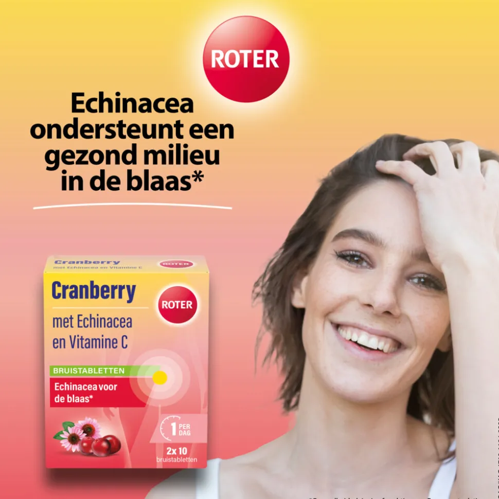 3x Roter Cranberry Bruis 20 bruistabletten