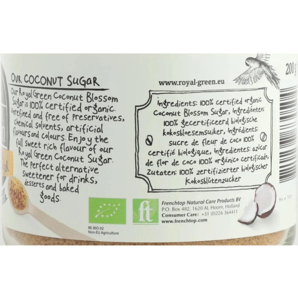 3x Royal Green Coconut Blossom Suiker 200 gr