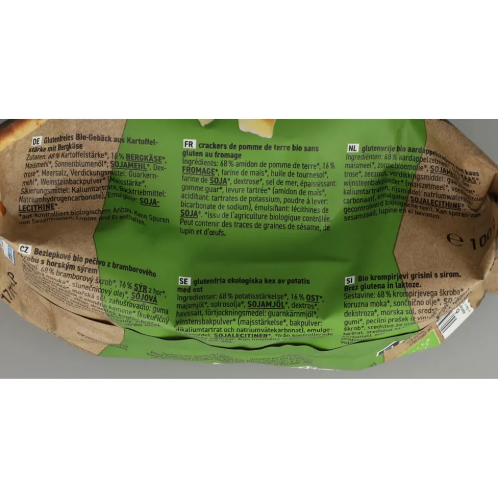 3x Schnitzer Grissini Cheese Biologisch Glutenvrij 100 gr