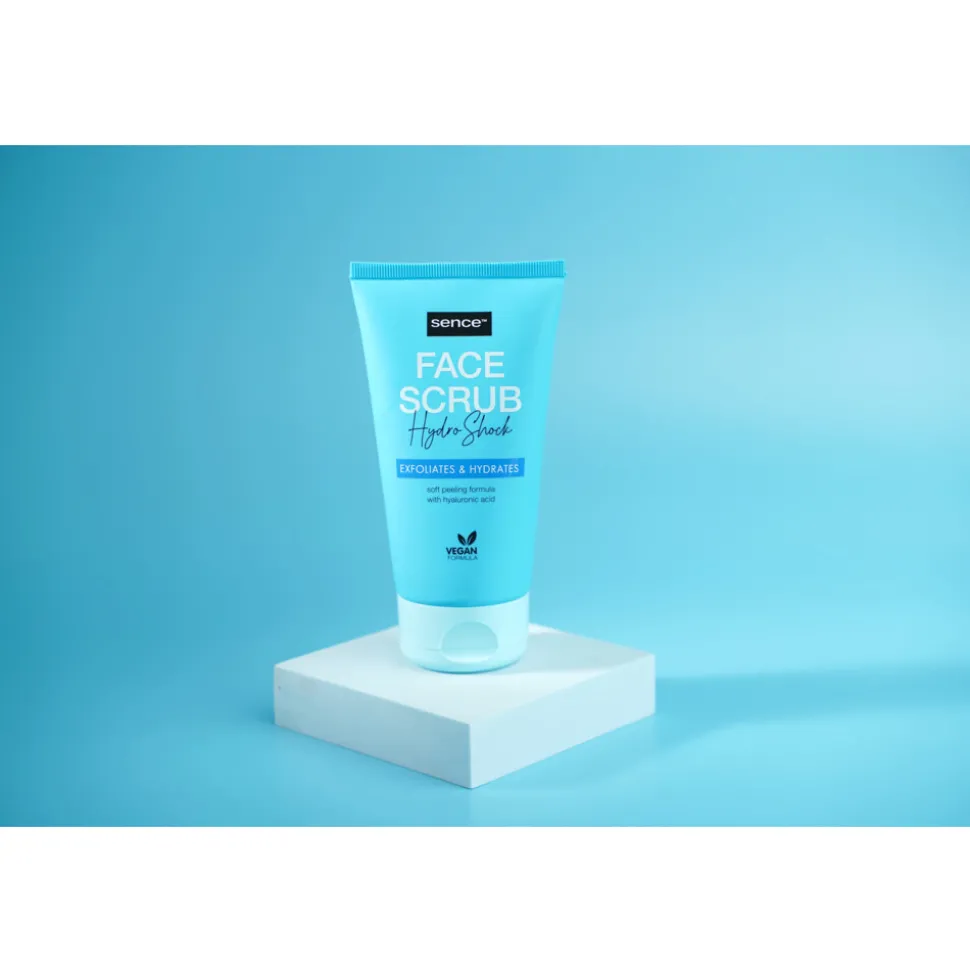 6x Sence Gezichtsscrub Alle Huidtypes Hydro Shock 150 ml