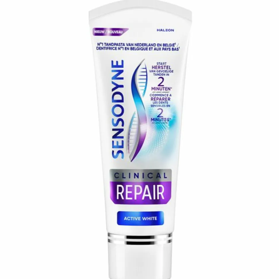 3x Sensodyne Tandpasta Clinical Repair Active White 75 ml