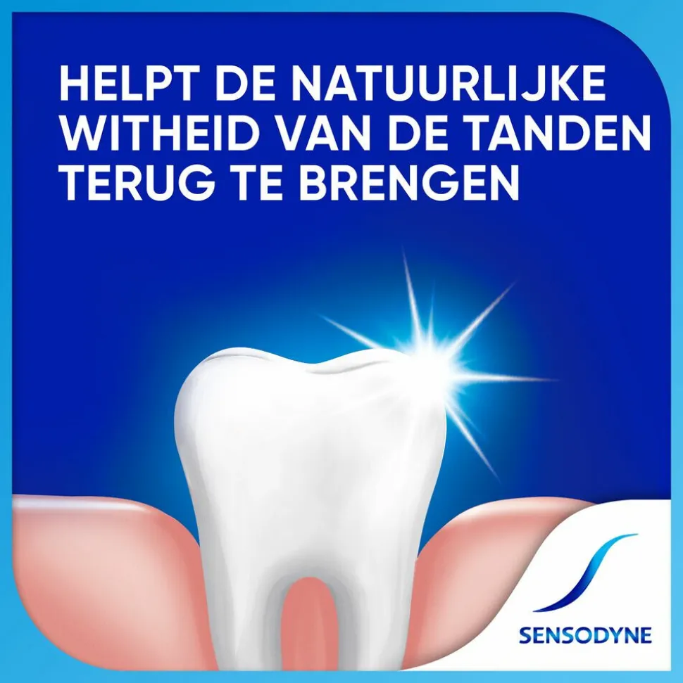 6x Sensodyne Tandpasta Gevoeligheid & Tandvlees Whitening 75 ml