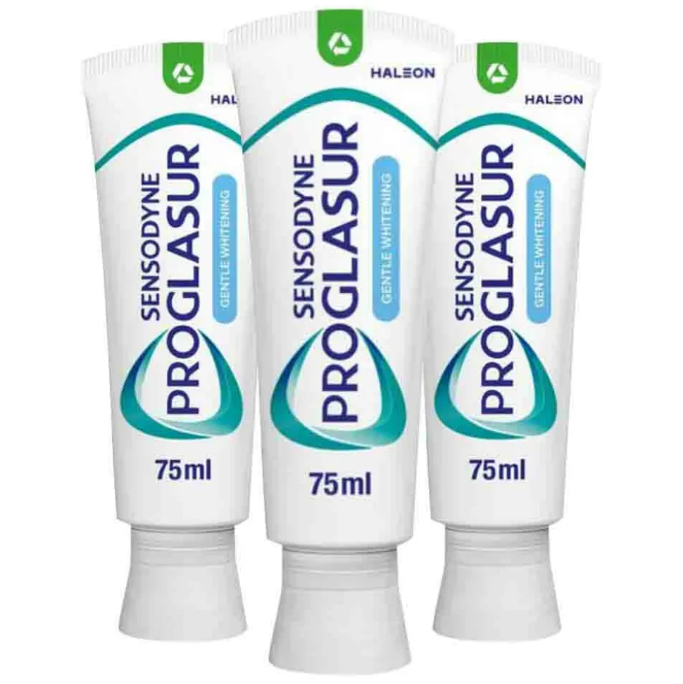 3x Sensodyne Tandpasta ProGlasur Multi-Action Gentle White 75 ml