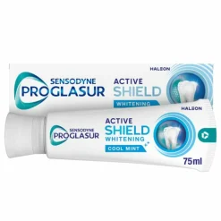 3x Sensodyne Tandpasta ProGlasur Active Shield Whitening 75 ml