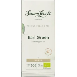 3x Simon Levelt Earl Grey Green Bio 20 stuks
