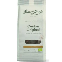 3x Simon Levelt Premium Organic Tea Ceylon Original 90 gr