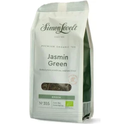 3x Simon Levelt Premium Organic Tea Jasmin Green 90 gr