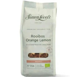 3x Simon Levelt Premium Organic Thee Rooibos Orange Lemon 110 gr