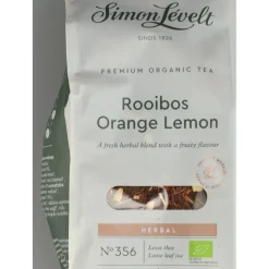 3x Simon Levelt Premium Organic Thee Rooibos Orange Lemon 110 gr