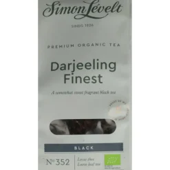 3x Simon Levelt Premium Organic Tea Darjeeling Finest 90 gr