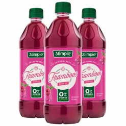 3x Slimpie Siroop Framboos 650 ml