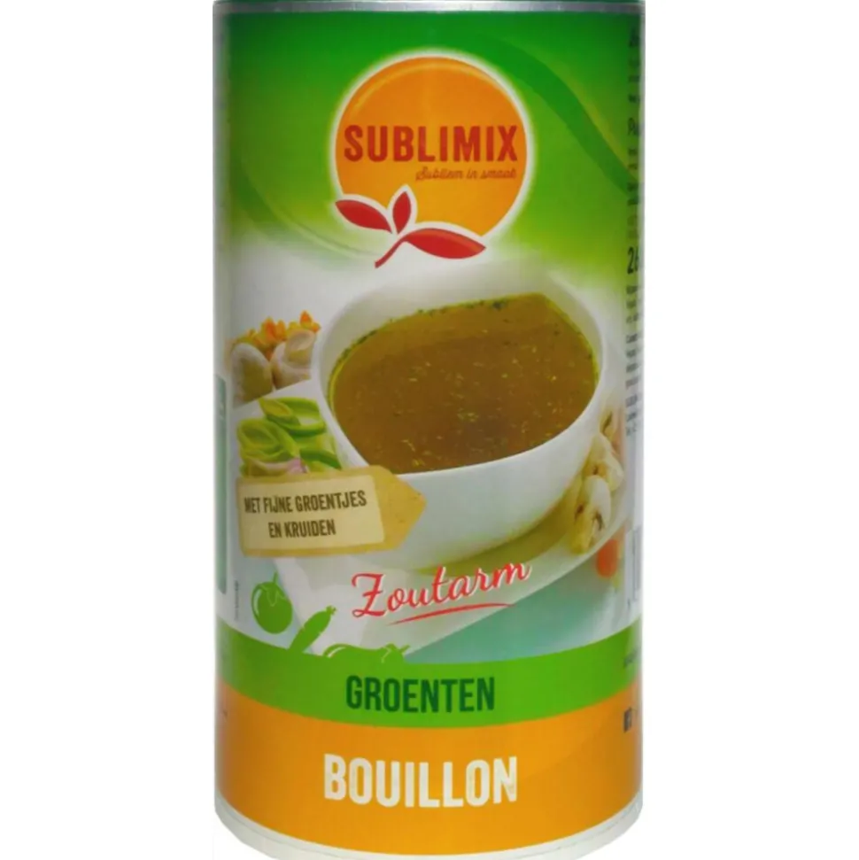 3x Sublimix Glutenvrij Groentenbouillon zonder Zout 260 gr