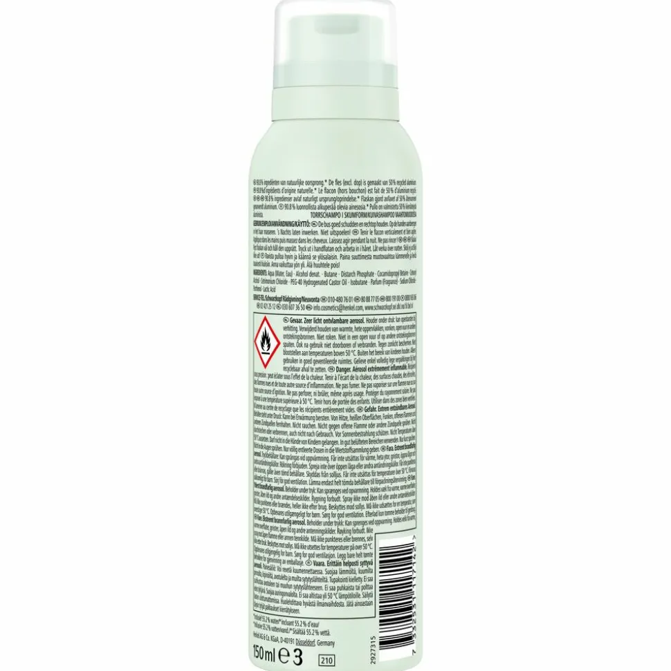 6x Taft Droogshampoo Overnight Fresh Wonders 150 ml