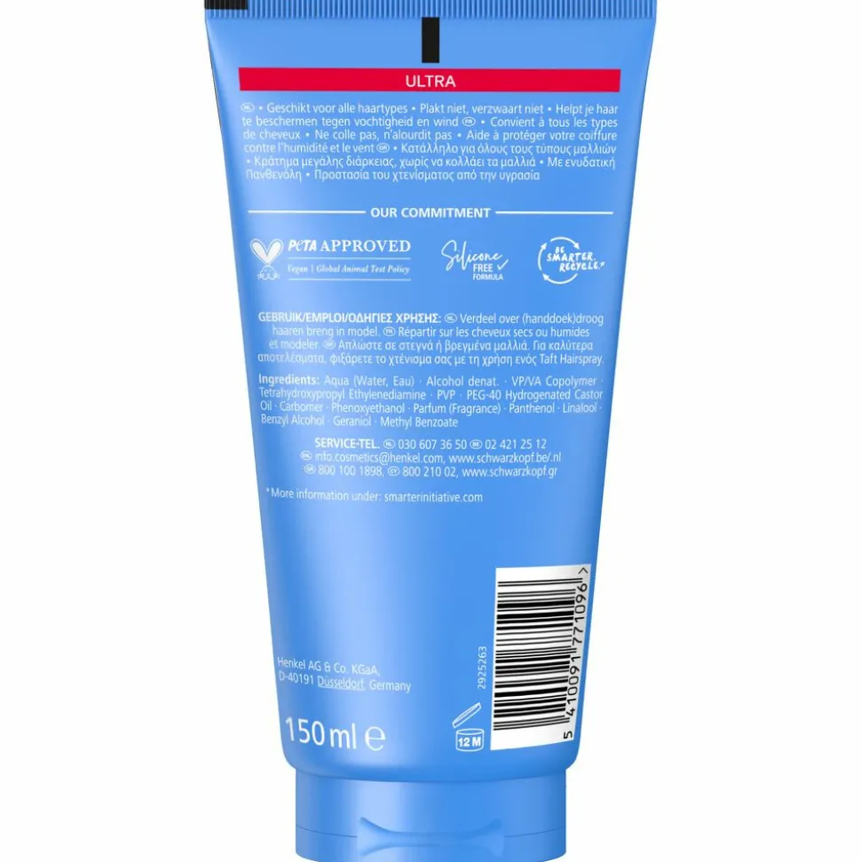 6x Taft Gel Ultra Styling 150 ml