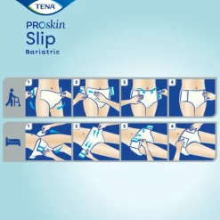 2x TENA Proskin Slip Bariatric Super 3XL 8 stuks