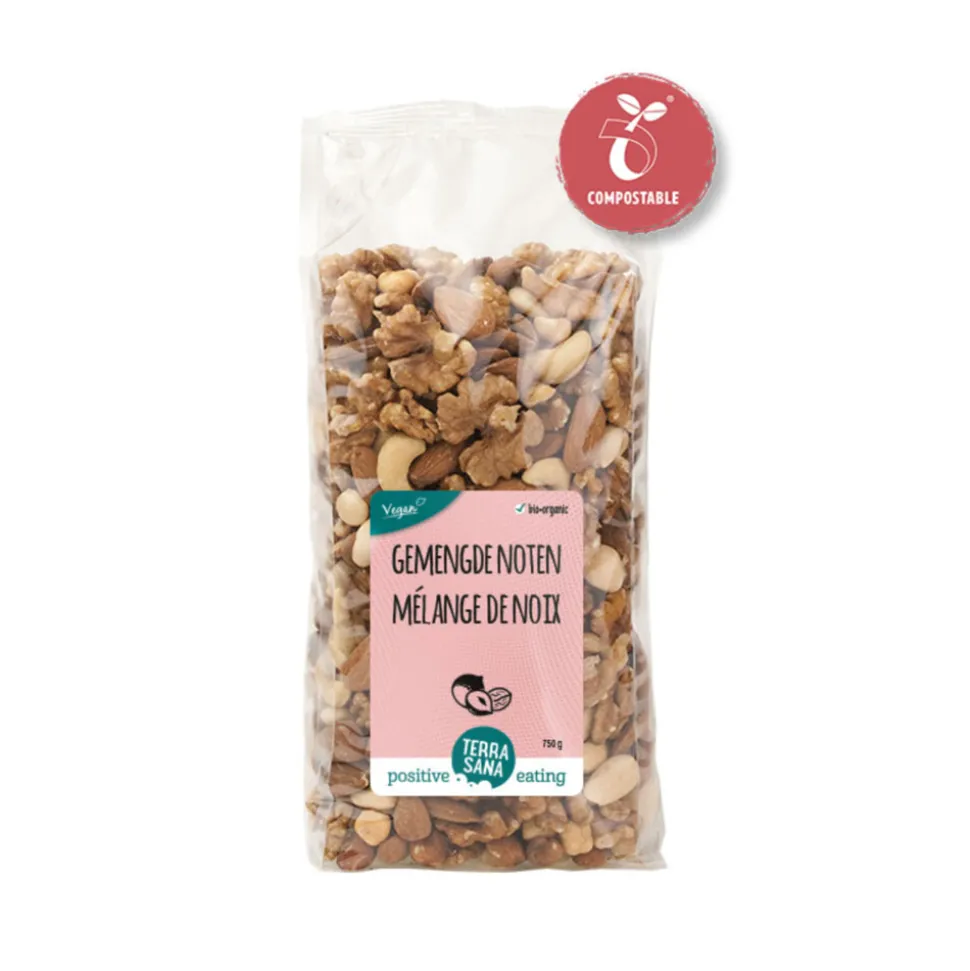 3x Terrasana Gemengde Noten 750 gr