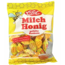 6x Van vliet Honingbonbons Melk 90 gr