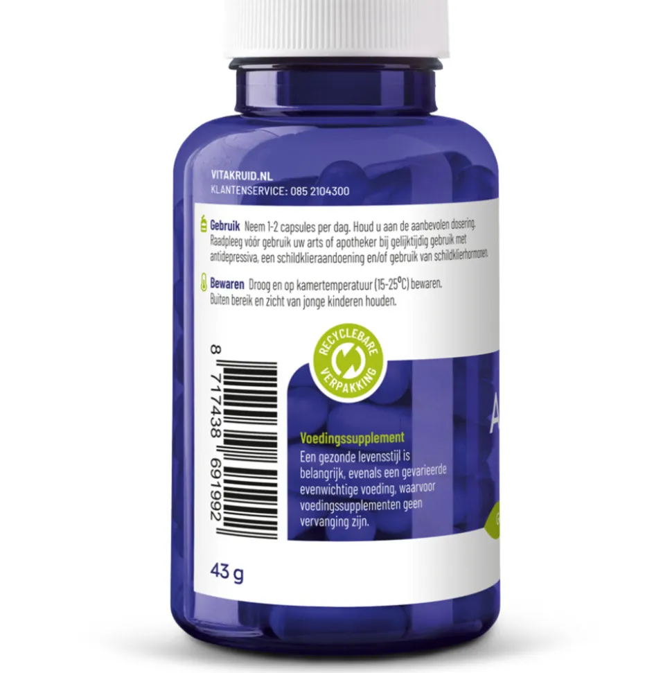 2x Vitakruid Ashwagandha Ksm 90 capsules