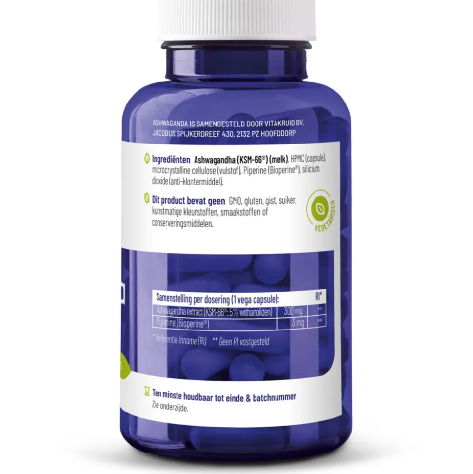 2x Vitakruid Ashwagandha Ksm 90 capsules