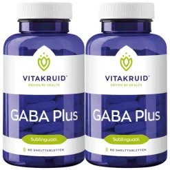 2x Vitakruid Gaba Plus 90 smelttabletten