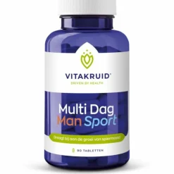 2x Vitakruid Man Sport Multi Dag Nacht 180 tabletten