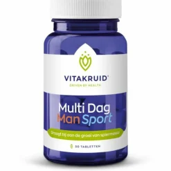 2x Vitakruid Man Sport Multi Dag Nacht 60 tabletten