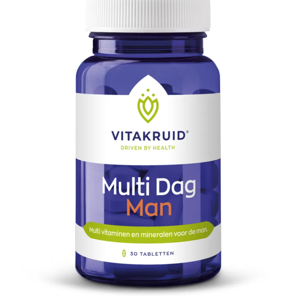 2x Vitakruid Multi Dag Nacht Man 60 tabletten
