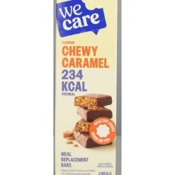 6x WeCare Meal Replacement Bars Chewy Caramel 120 gr