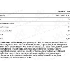 12x XXL Nutrition Delicious Oat Bar Witte Chocolade Kers 100 gr