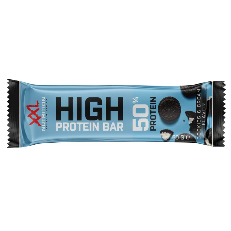 20x XXL Nutrition High Proteïne Bar 2.0 Cookies En Cream 20 x 50 gr