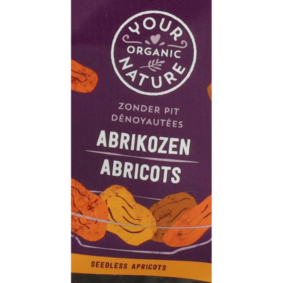 3x Your Organic Nature Abrikozen Gedroogd Bio 500 gr
