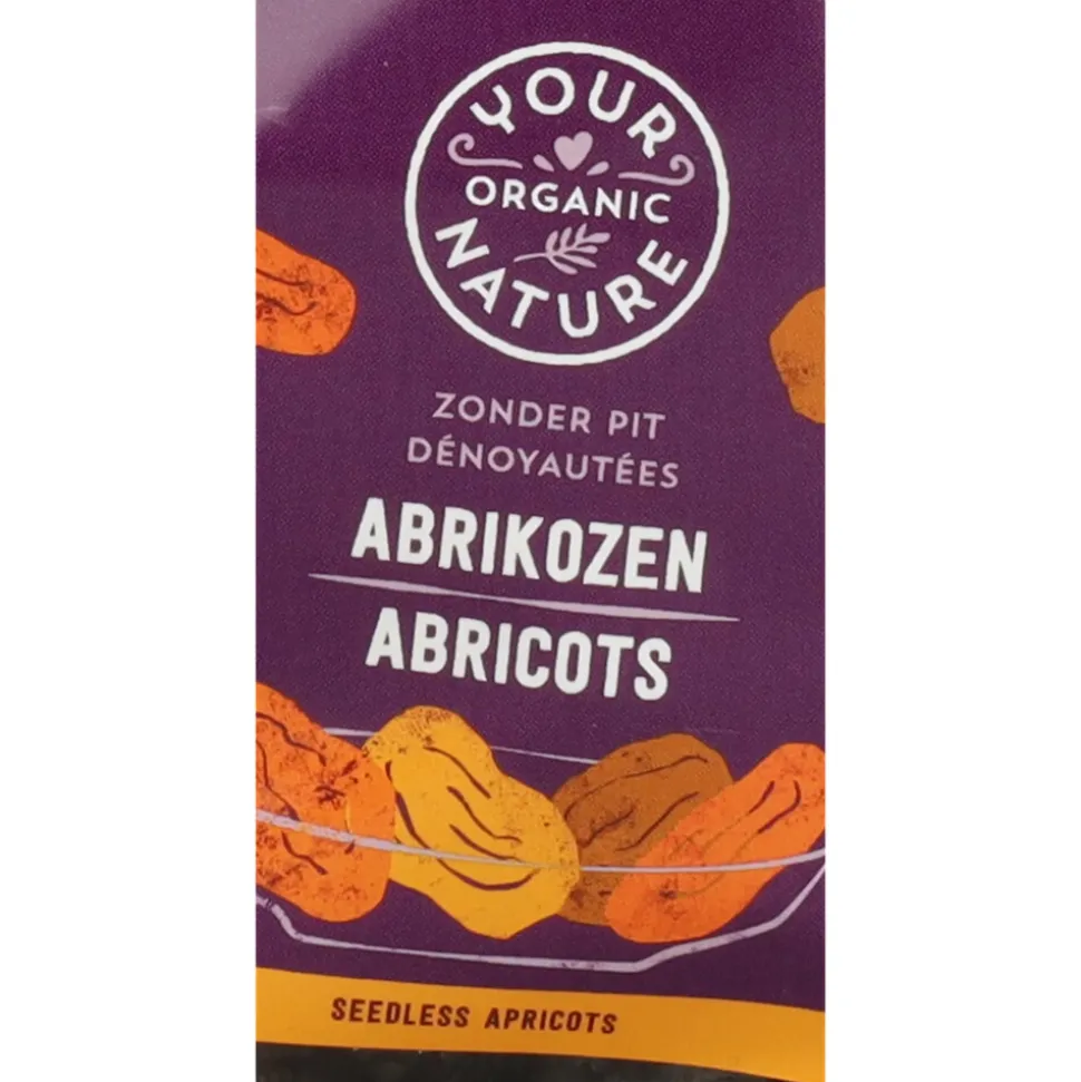 3x Your Organic Nature Abrikozen Gedroogd Bio 500 gr