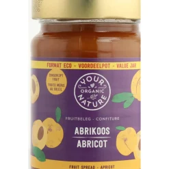 3x Your Organic Nature Fruitbeleg Abrikoos 375 gr