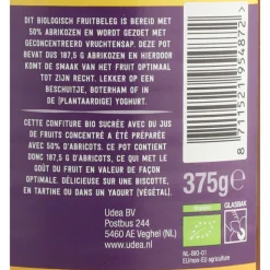 3x Your Organic Nature Fruitbeleg Abrikoos 375 gr