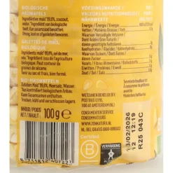 3x Zonnatura Maiswafels Biologisch 100 gr