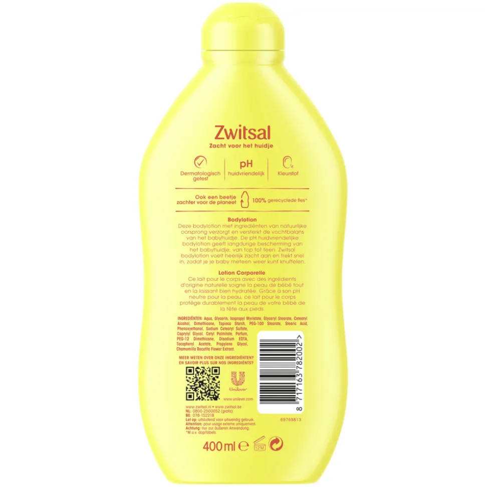 6x Zwitsal Bodylotion 400 ml