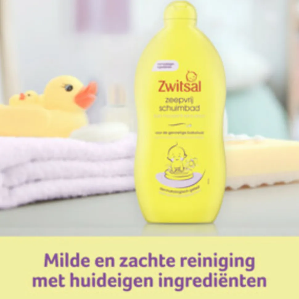6x Zwitsal Zeepvrij Schuimbad 700 ml