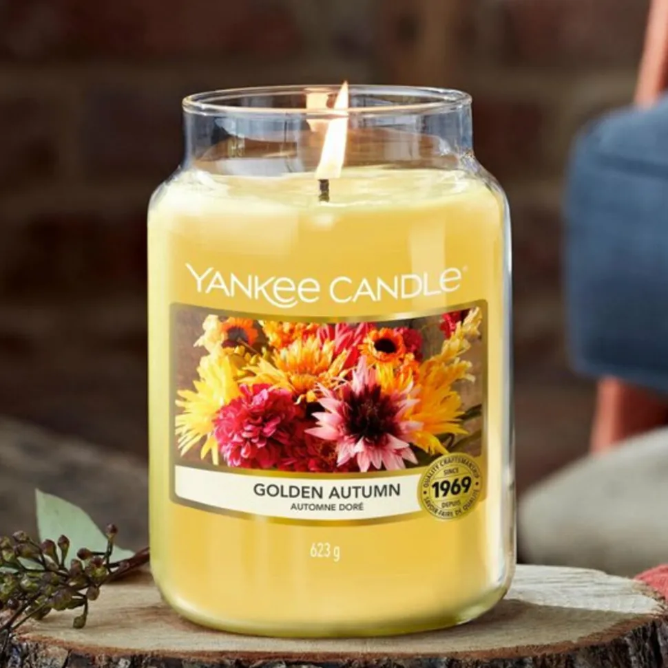 Yankee Candle Geurkaars Large Jar Golden Autumn 623 gr
