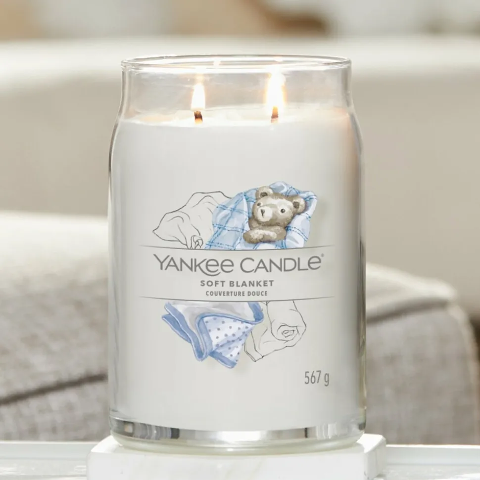 Yankee Candle Geurkaars Large Jar Soft Blanket 567 gr