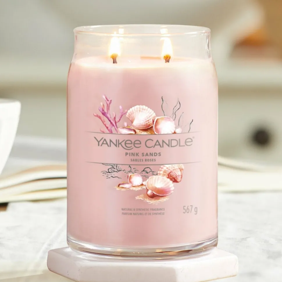 Yankee Candle Geurkaars Large Jar Pink Sands 567 gr