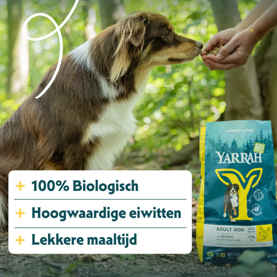 Yarrah Bio Hondenvoer Adult Kip 10 kg