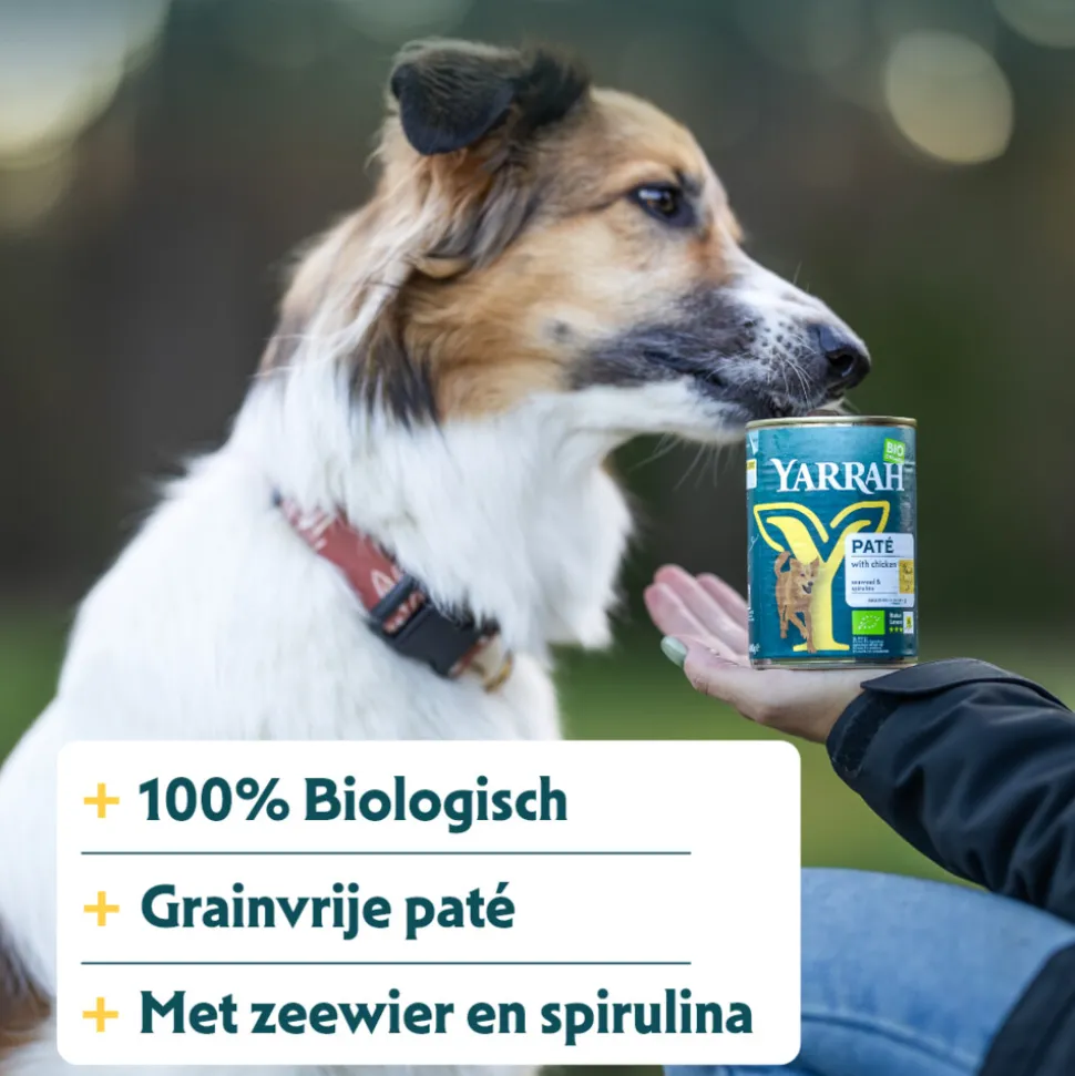 Yarrah Bio Hondenvoer Paté Kip 400 gr