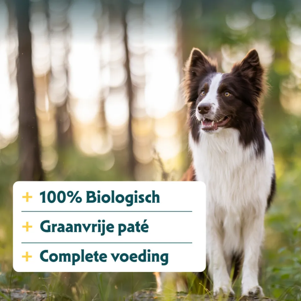 Yarrah Bio Hondenvoer Paté Rund & Kip 150 gr