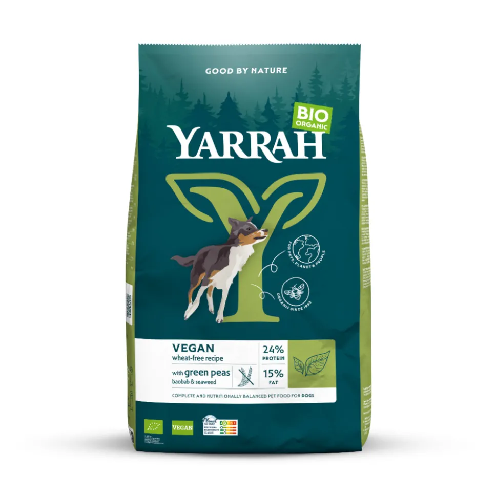 Yarrah Bio Hondenvoer Vegetarisch Tarwe Vrij 10 kg