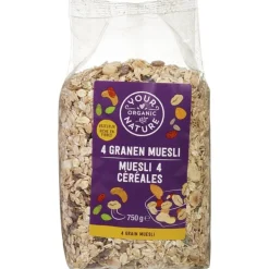 Your Organic Nature Muesli 4 Granen 500 gr