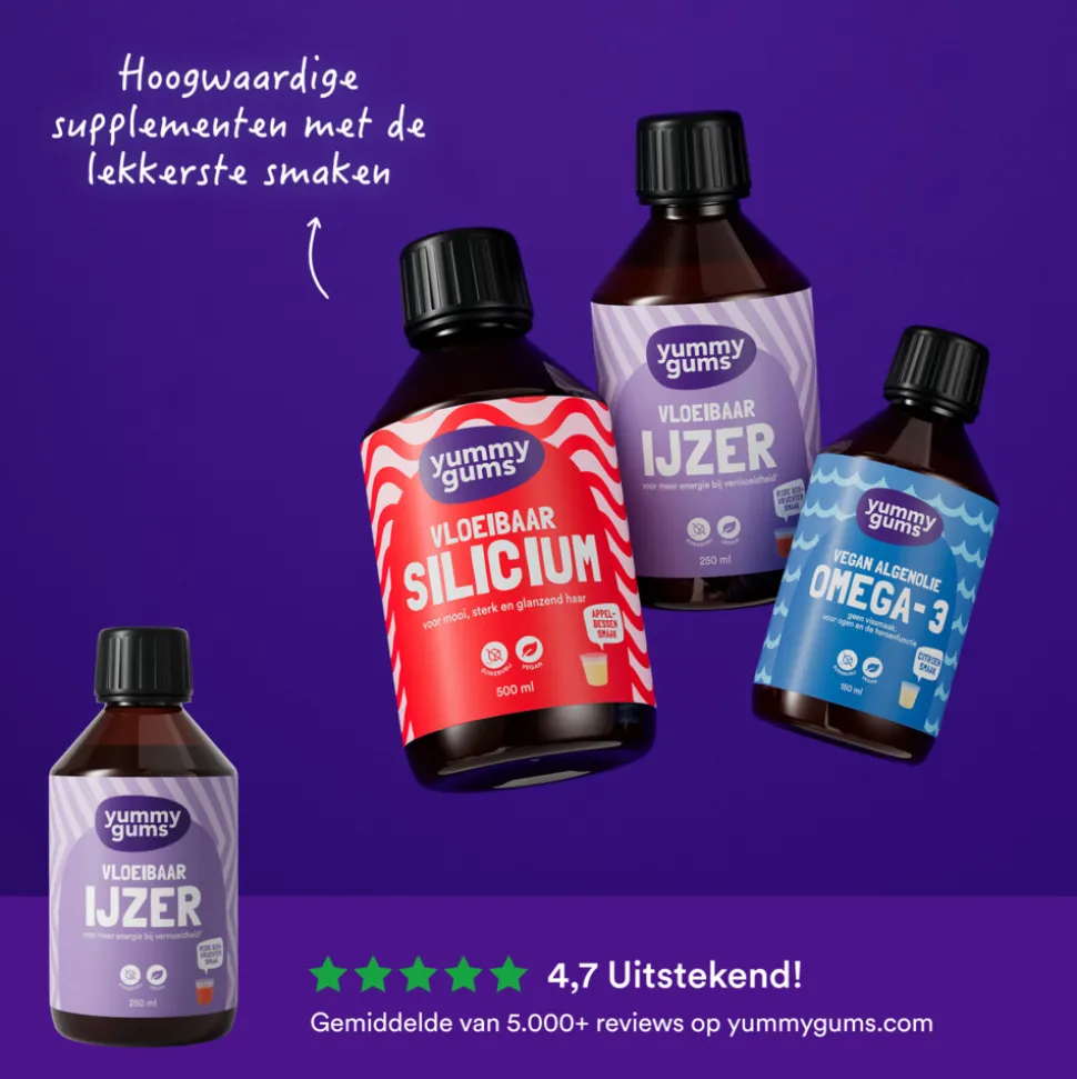 Yummygums IJzer Vloeibaar 250 ml
