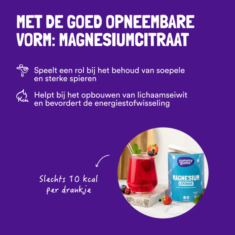 Yummygums Lemonade Magnesium 240 gr